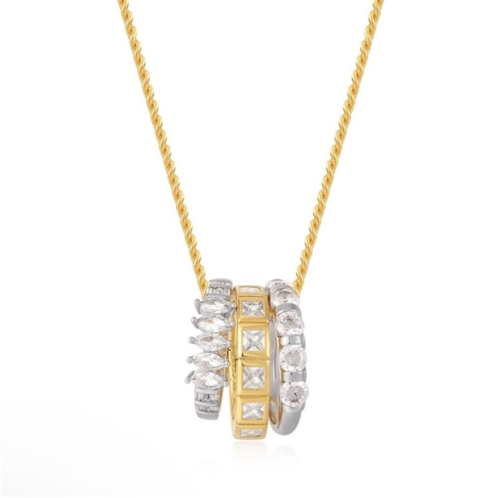 For Love or Lemons x Luv AJ Marry Me Charm Necklace Gold NEW